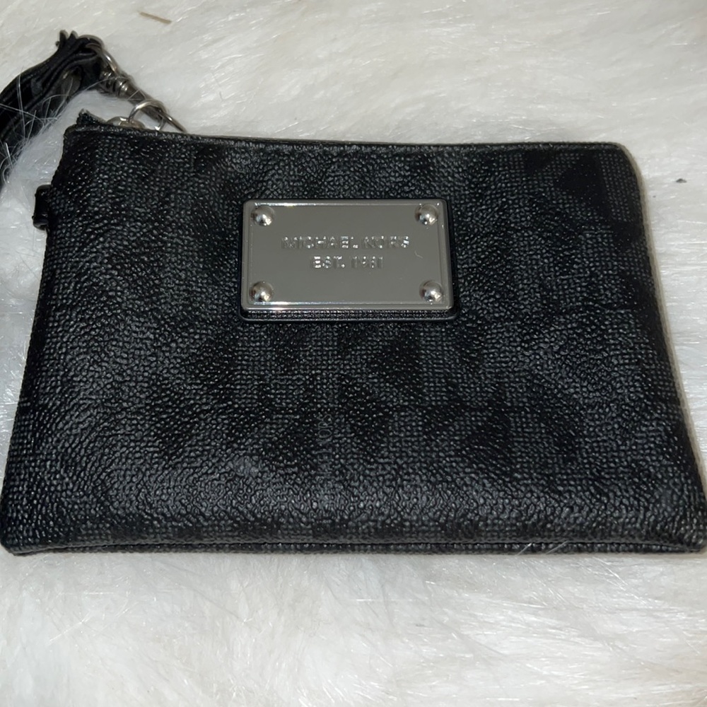 Wristlet Coach Black monogram